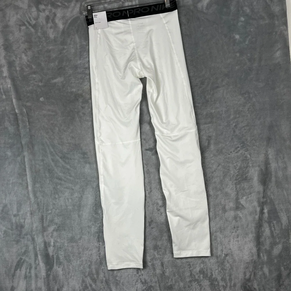Nike Pro Boys Training Tights White‎ CK4546 100 Size XL